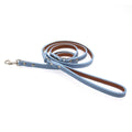 Light Blue Leather Dog Leash S52452