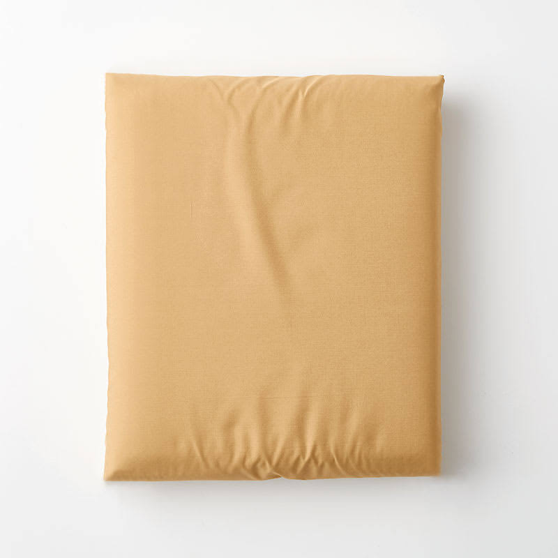 Butterscotch Cotton Percale King Fitted Sheet X2307
