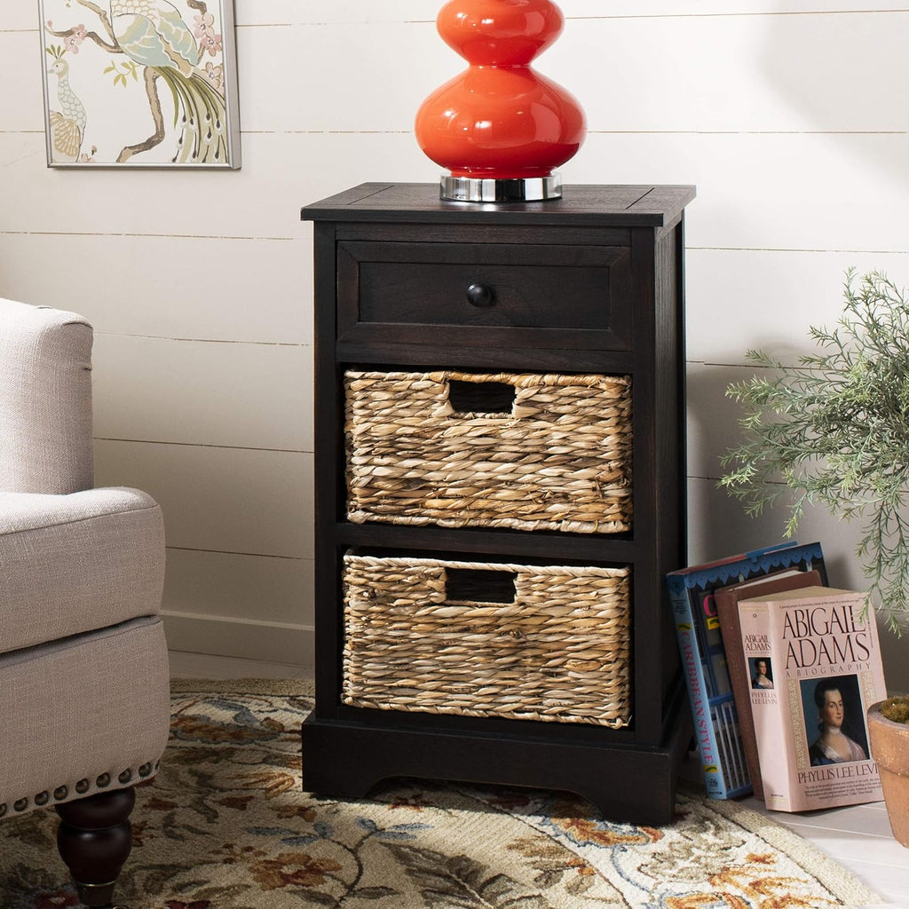 Vintage Grey Side Storage Table K846