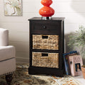 Vintage Grey Side Storage Table K846