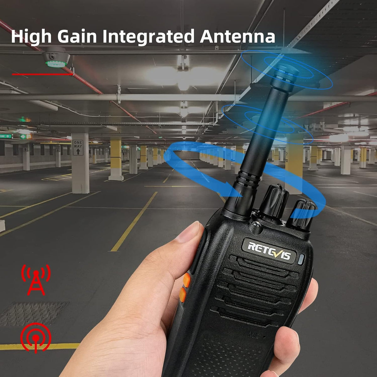 Mini Walkie Talkie, 4 Pack Q554