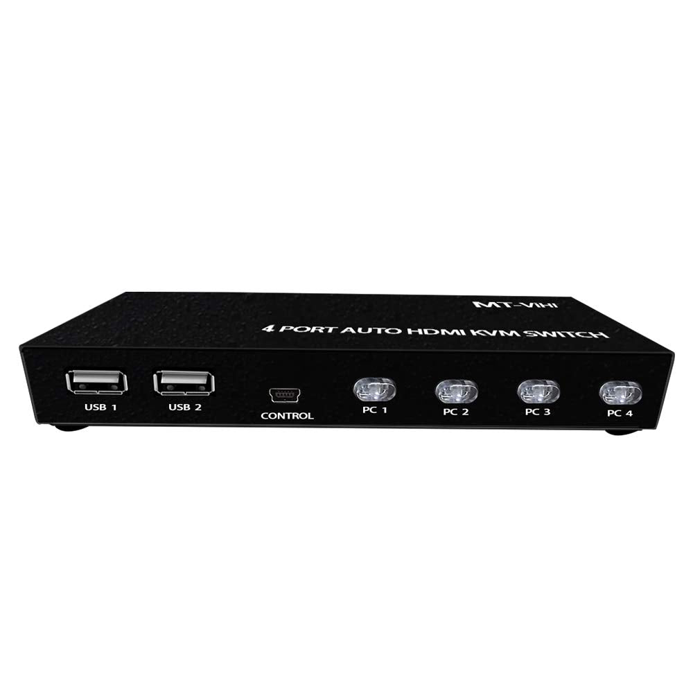 4 Port 4K HDMI KVM Switch with 4 USB Ports K932
