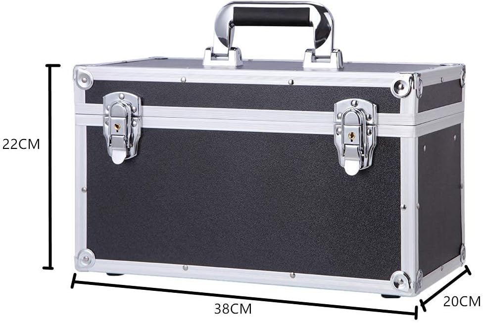 Lockable Portable Aluminum Tool Box N1661