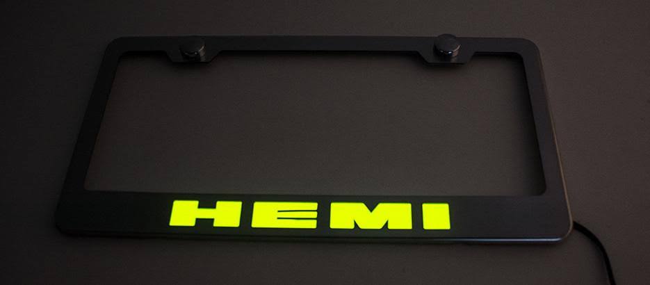 Purple Rear Tag Frame P33973