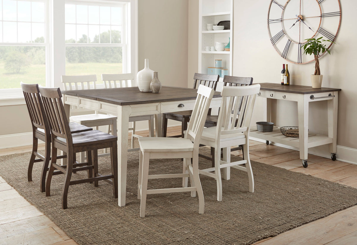 White Kitchen Cart V308