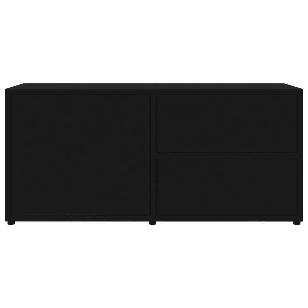 Black Chipboard TV Cabinet M594327