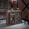 Rustic Walnut 47-inch Bar Dining Table H766626