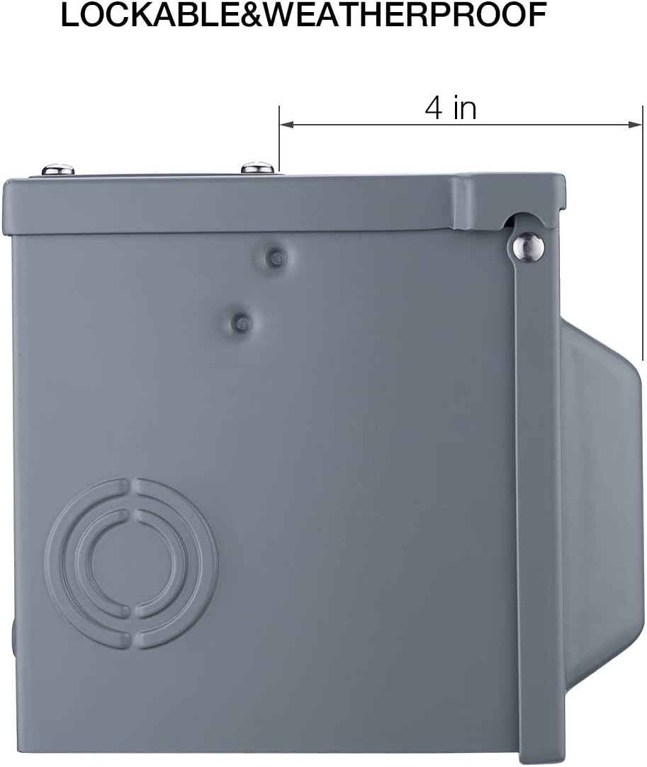50 Amp 125/250 Volt RV Power Outlet Box G768578