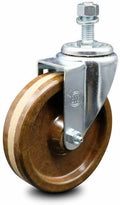 5 inch High Temp Phenolic Wheel Swivel Threaded Stem Caster Q427156