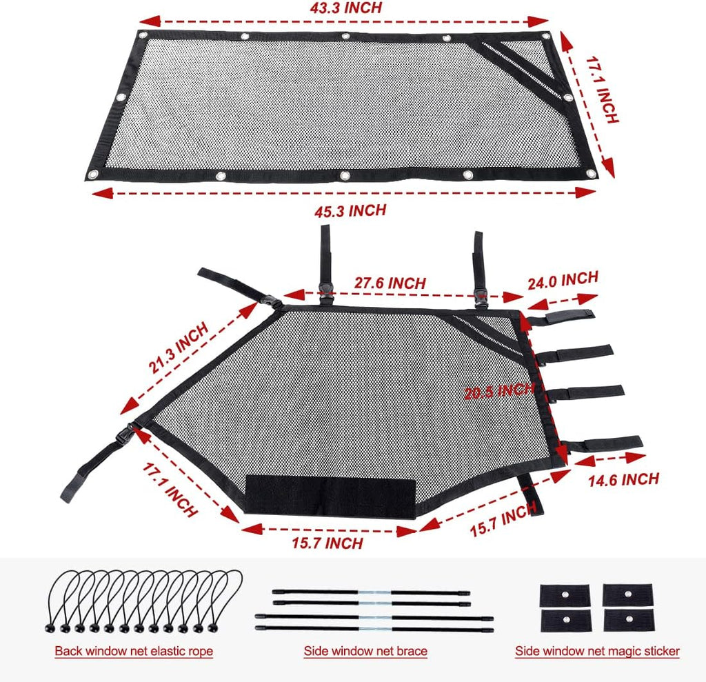 Window Nets Roll Cage Mesh Guard S772088