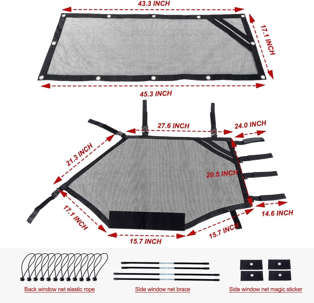 Window Nets Roll Cage Mesh Guard S772088