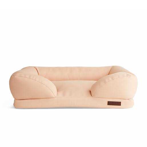Recycled Fabric Pink Dog Bed X476363