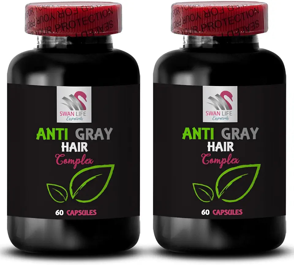 Anti Gray Hair Capsule 3 Bottles 180 Capsules D2357