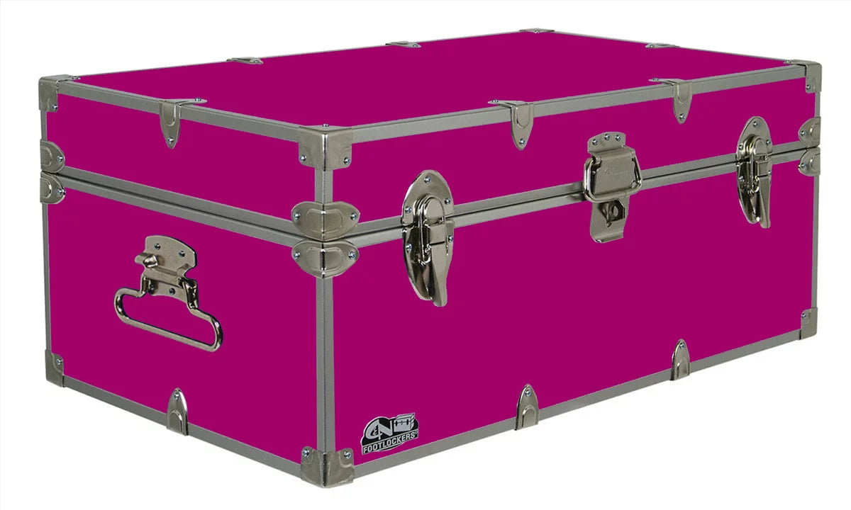 Steel Footlocker Trunk Q778321