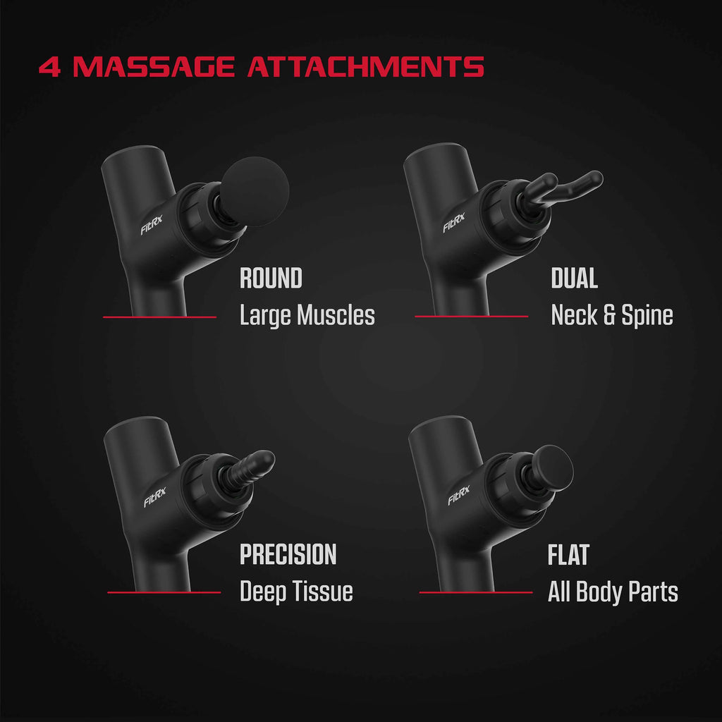 Handheld Percussion Massage Gun with Attachments X24442