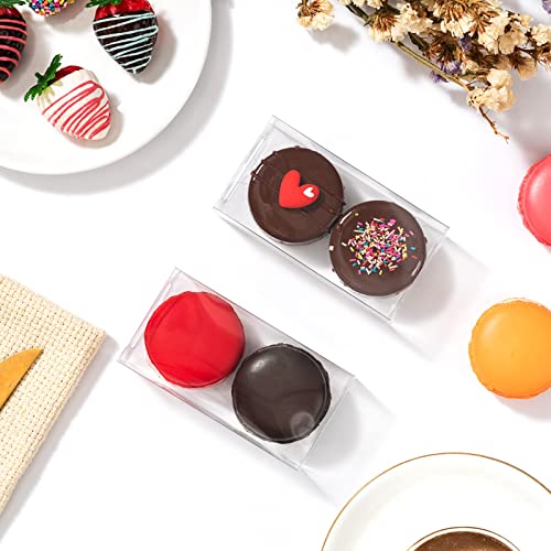 100 Pack 3x3x3 Inch Clear Gift Boxes S339