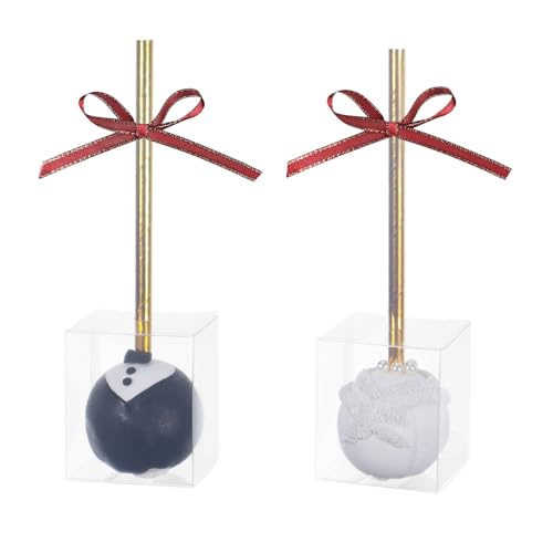 100 Pack 3x3x3 Inch Clear Gift Boxes S339