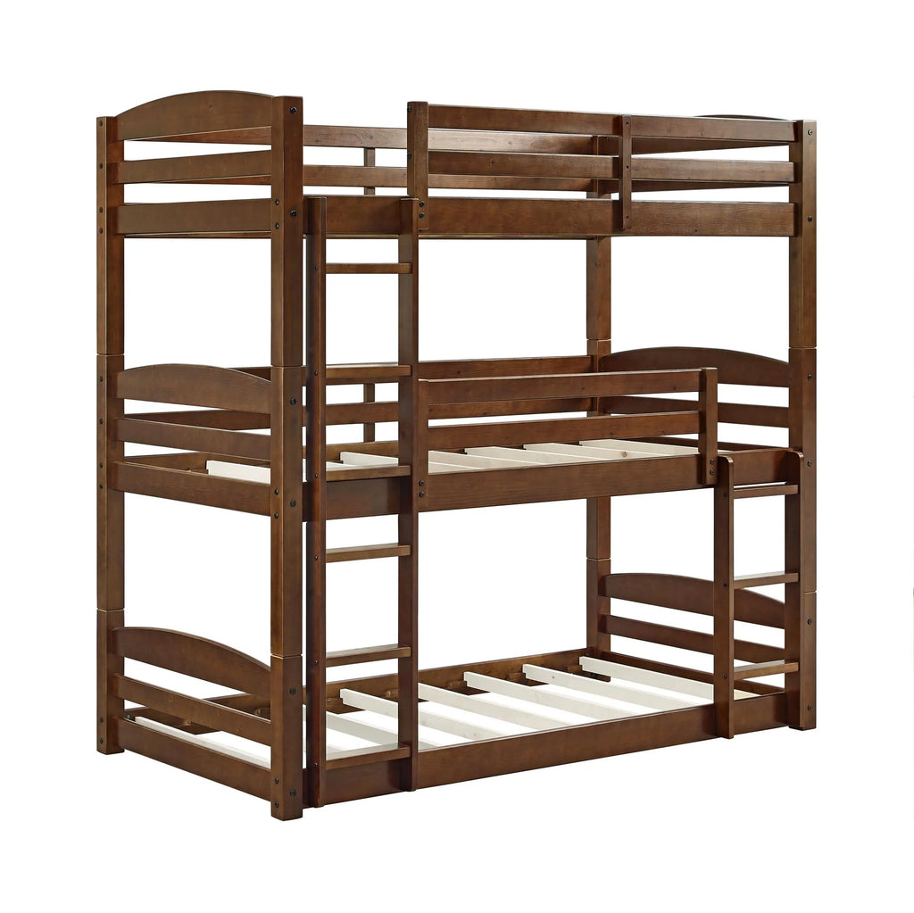 Mocha Triple Bunk Bed L34148