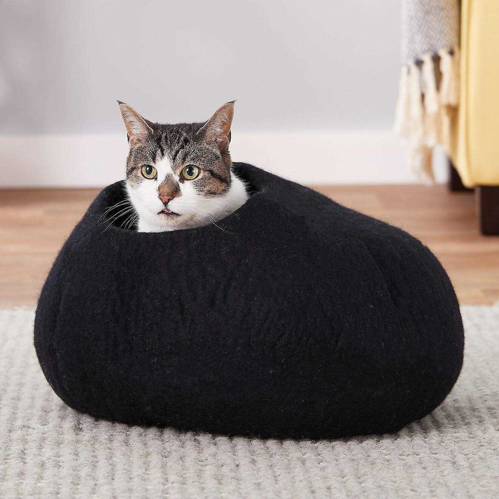 Velvet Round Bolster Dog Bed M50360