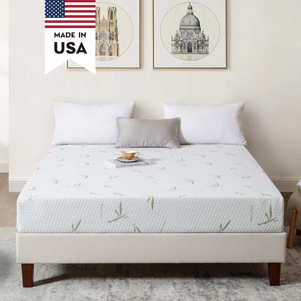 Green Tea Gel Memory Foam Mattress Twin Size Z3345