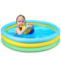 59'' x 13'' Inflatable 3 Rings Round Kiddie Pool V11995