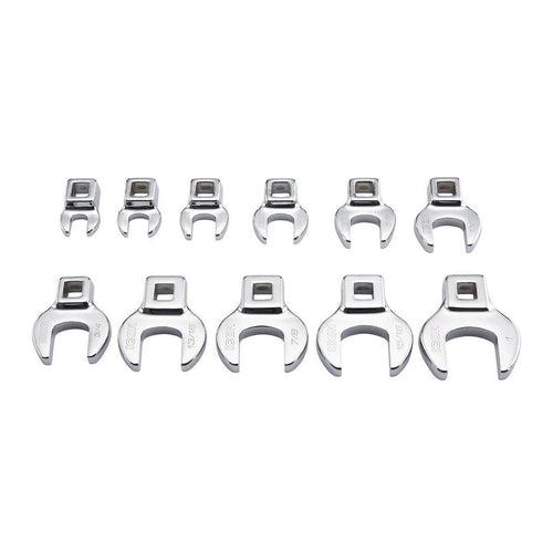 3/8 in. Drive SAE Crowfoot Wrench Set, 11-Piece D7518