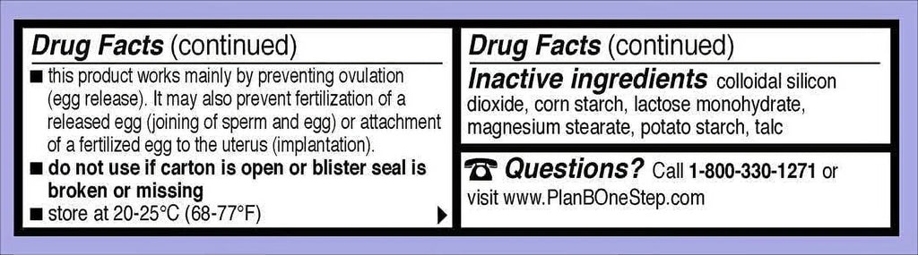 Emergency Contraceptive A155650