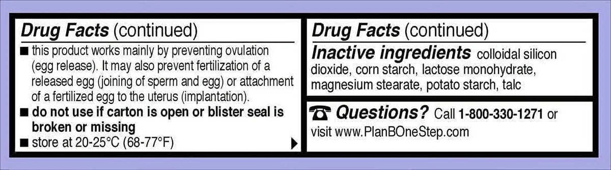 Emergency Contraceptive A155650