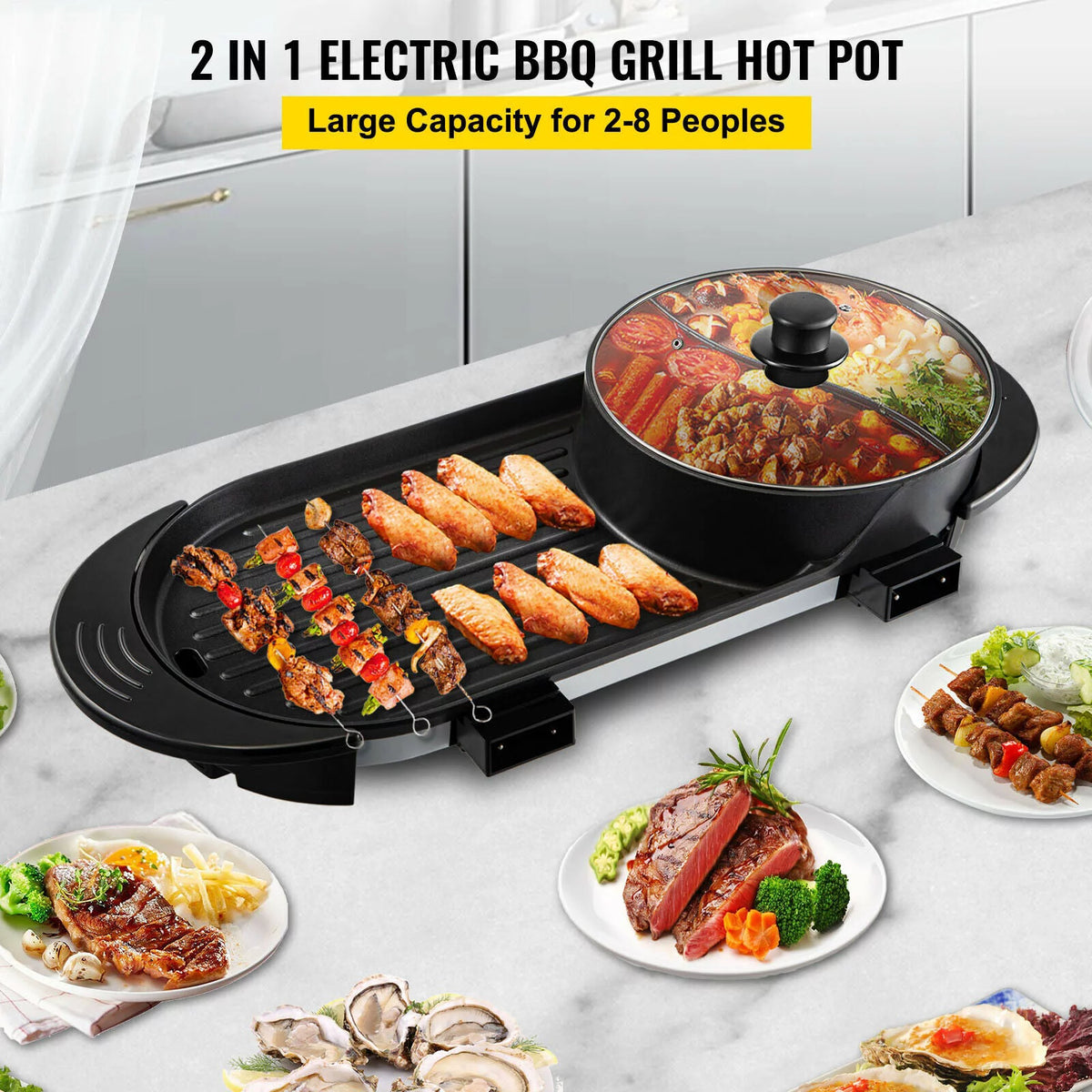 Portable Smokeless Electric BBQ Grill L903005