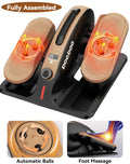 Under Desk Magnetic Elliptical Machine with Foot Massage J3179