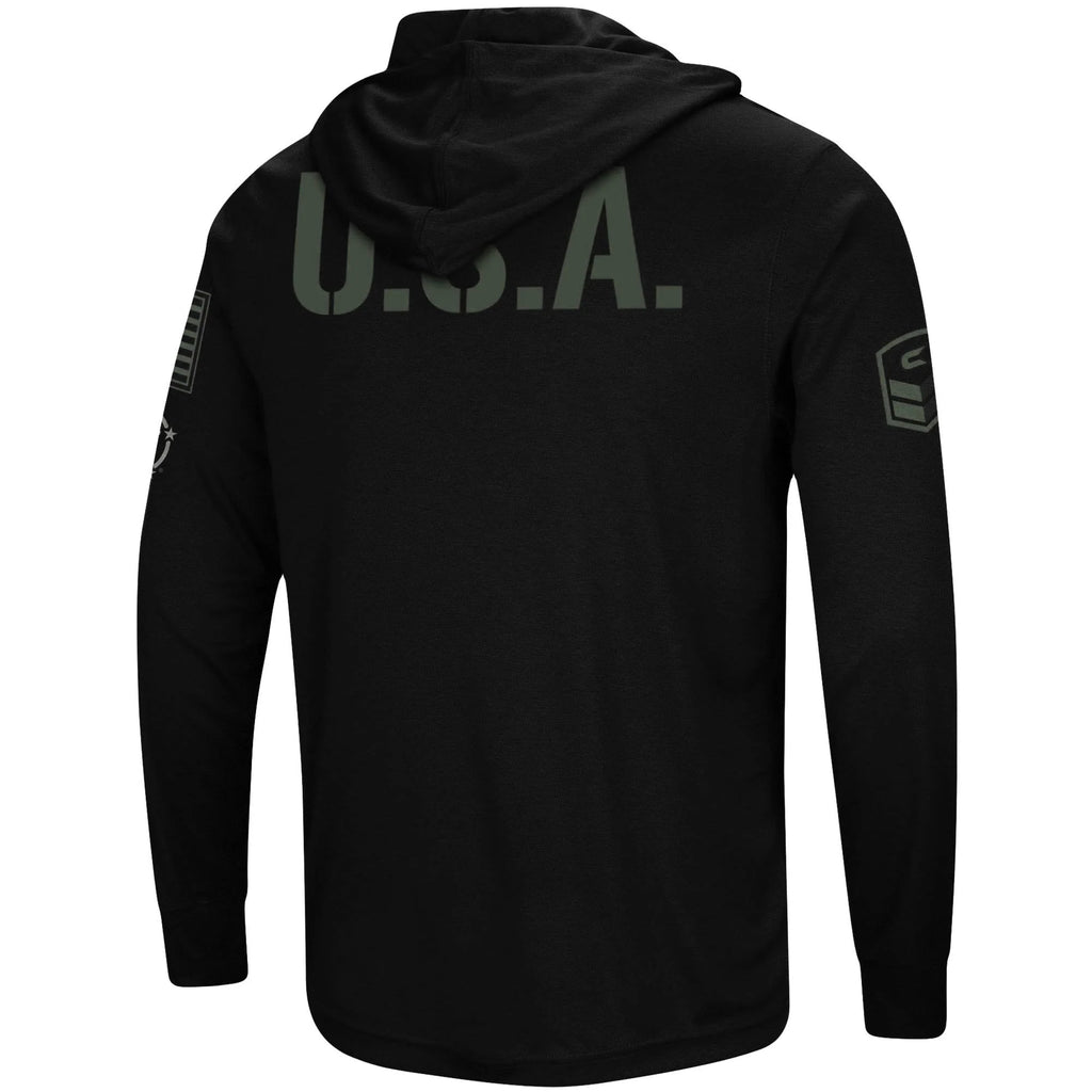 Black LSU Tigers Hoodie Long Sleeve T-Shirt F693044