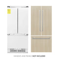 36 In. 19.6 cu. Ft. Panel Ready Built-In 3-Door French Door Refrigerator with Internal Water and Ice Dispenser D3435