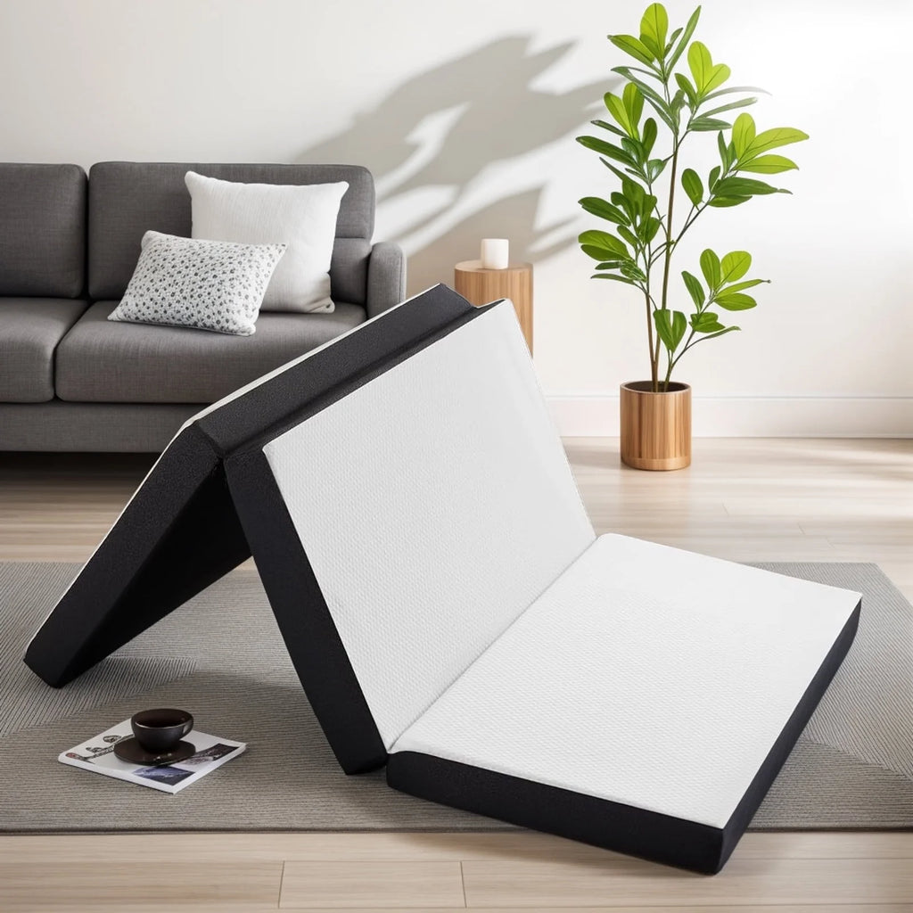Queen Size Memory Foam Folding Mattress with Cover X739