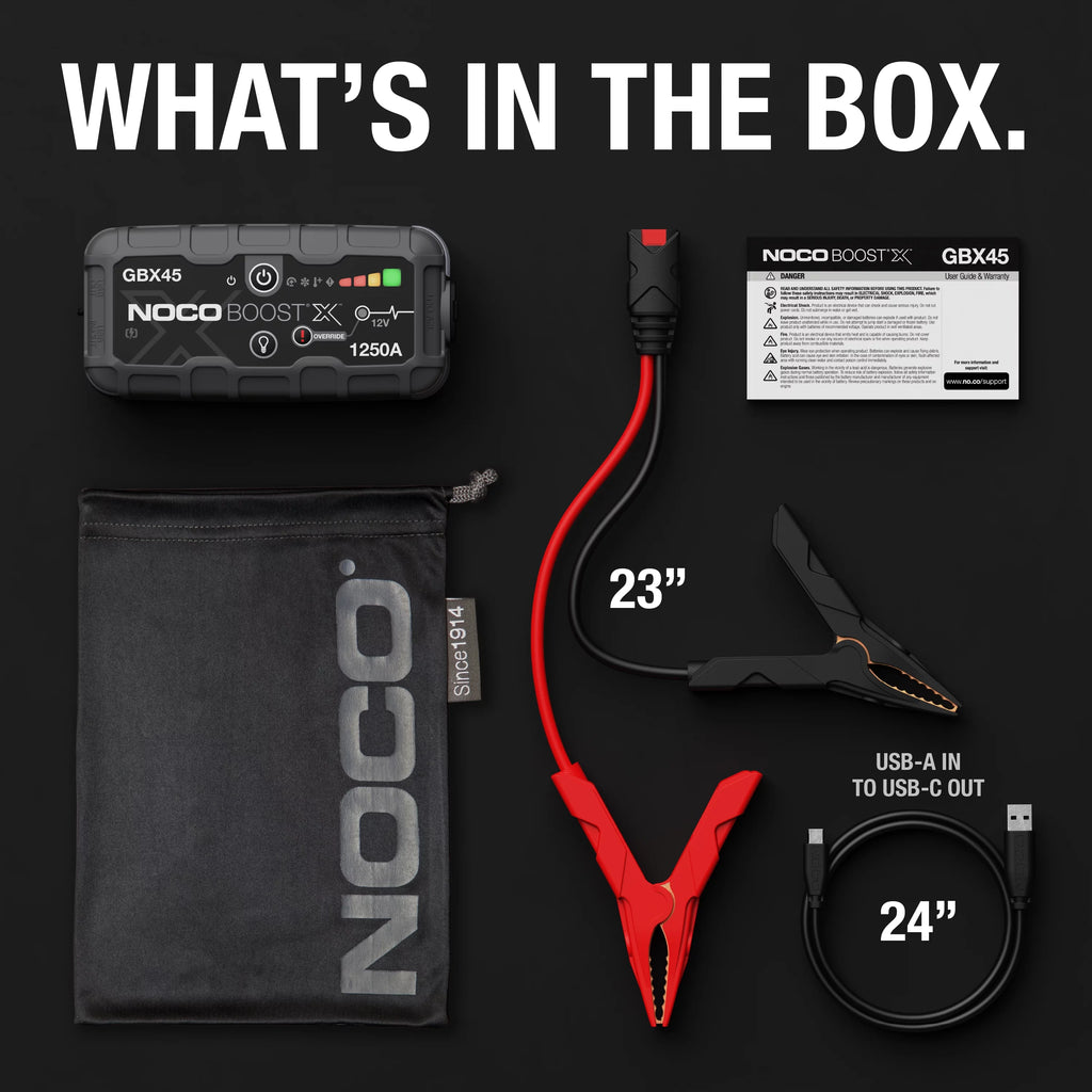 1250A 12V Portable Lithium Jump Starter T832