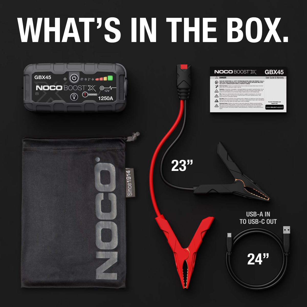 1250A 12V Portable Lithium Jump Starter T832
