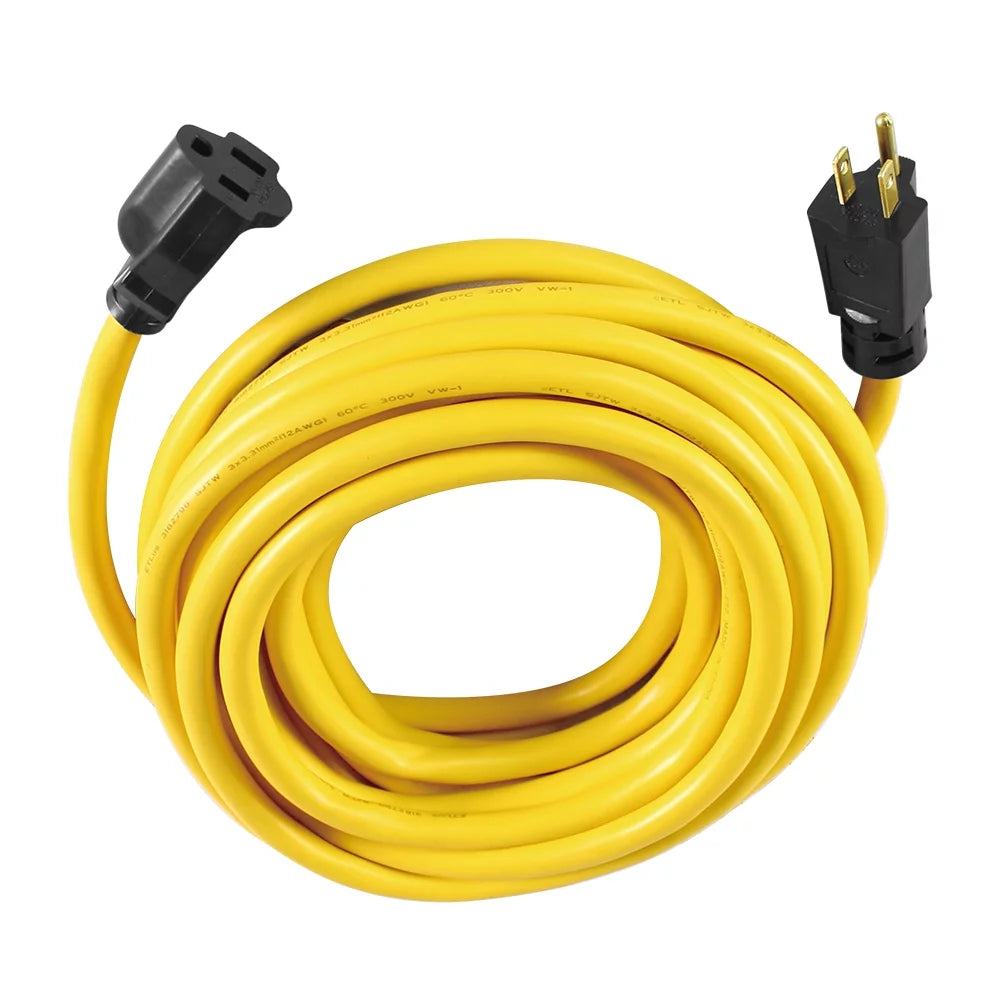 25FT 12/3 Extension Cord Yellow C889206