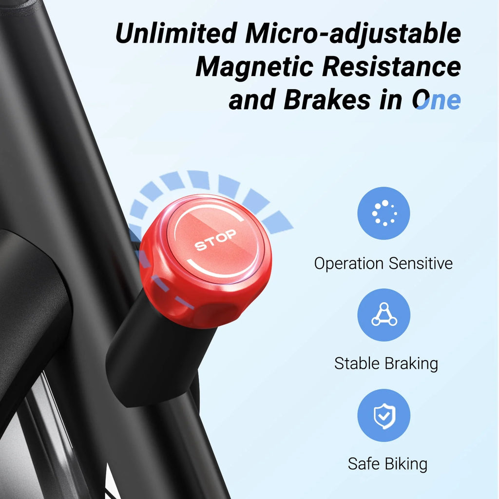 Stationary Exercise Bike Magnetic Bluetooth S288037