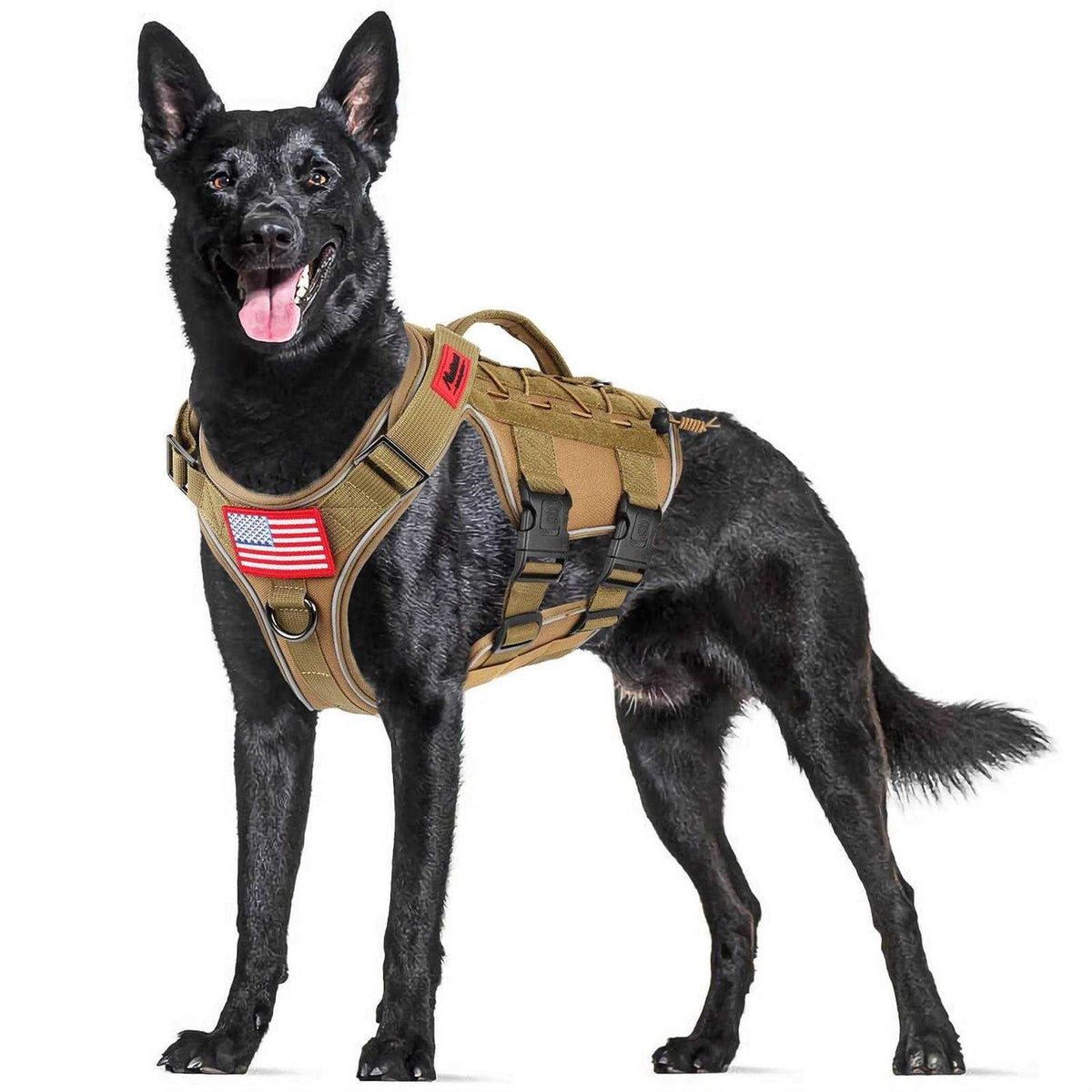 Tactical Dog Harness Reflective No Pull with Handle O214081