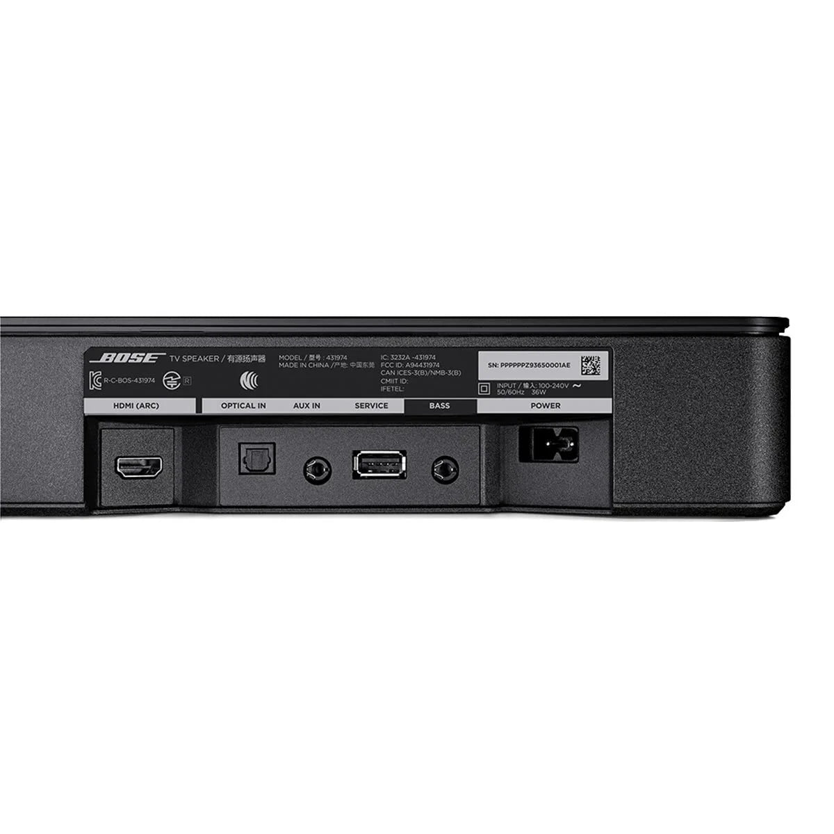 Black Wireless Bluetooth TV Speaker X23110
