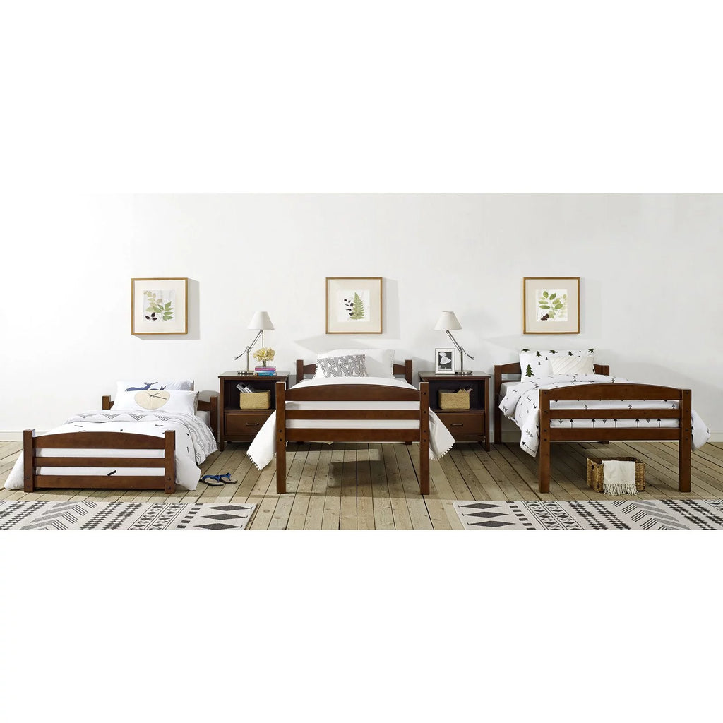 Mocha Triple Bunk Bed L34148