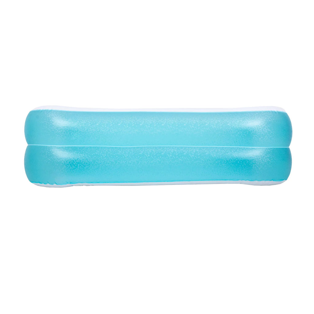 Inflatable Blue and White 2-Ring Swimming Pool F814