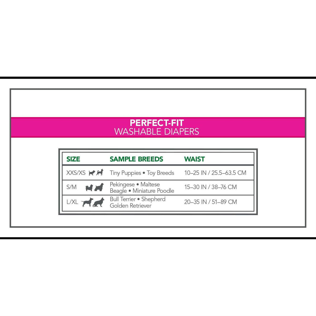 Washable Female Dog Diaper 1 Pack C9524