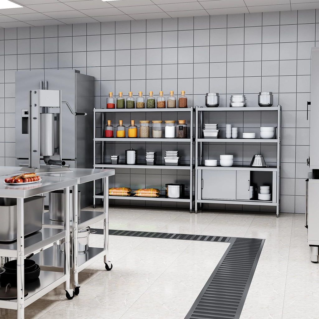 Stainless Steel 4 Tier Storage Shelf D30822