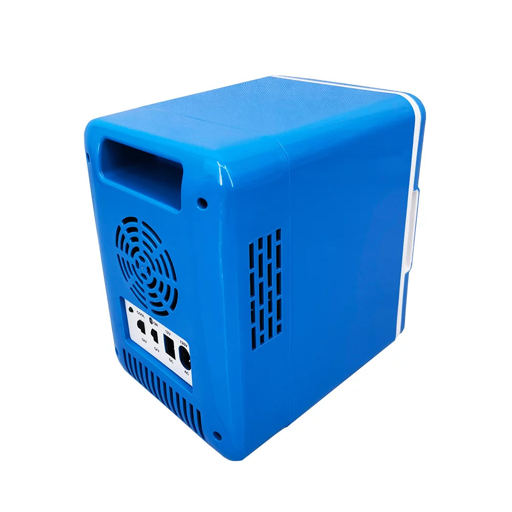 4 Liter 6 Can Capacity Mini Fridge with Bluetooth Speaker C687868