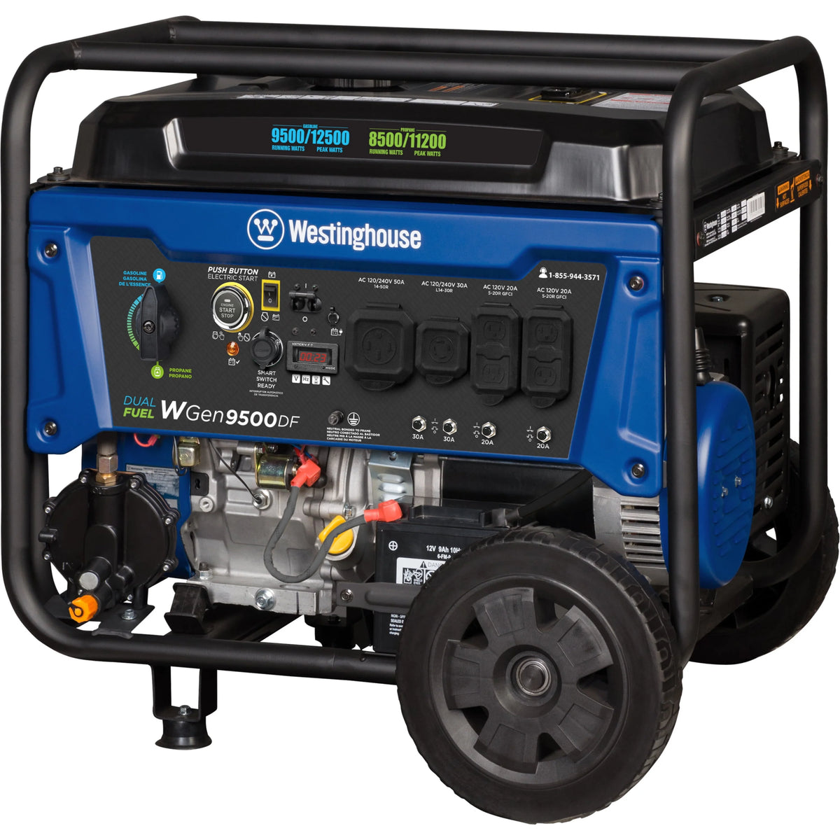 12,500 Peak Watt Dual Fuel Portable Generator I3421