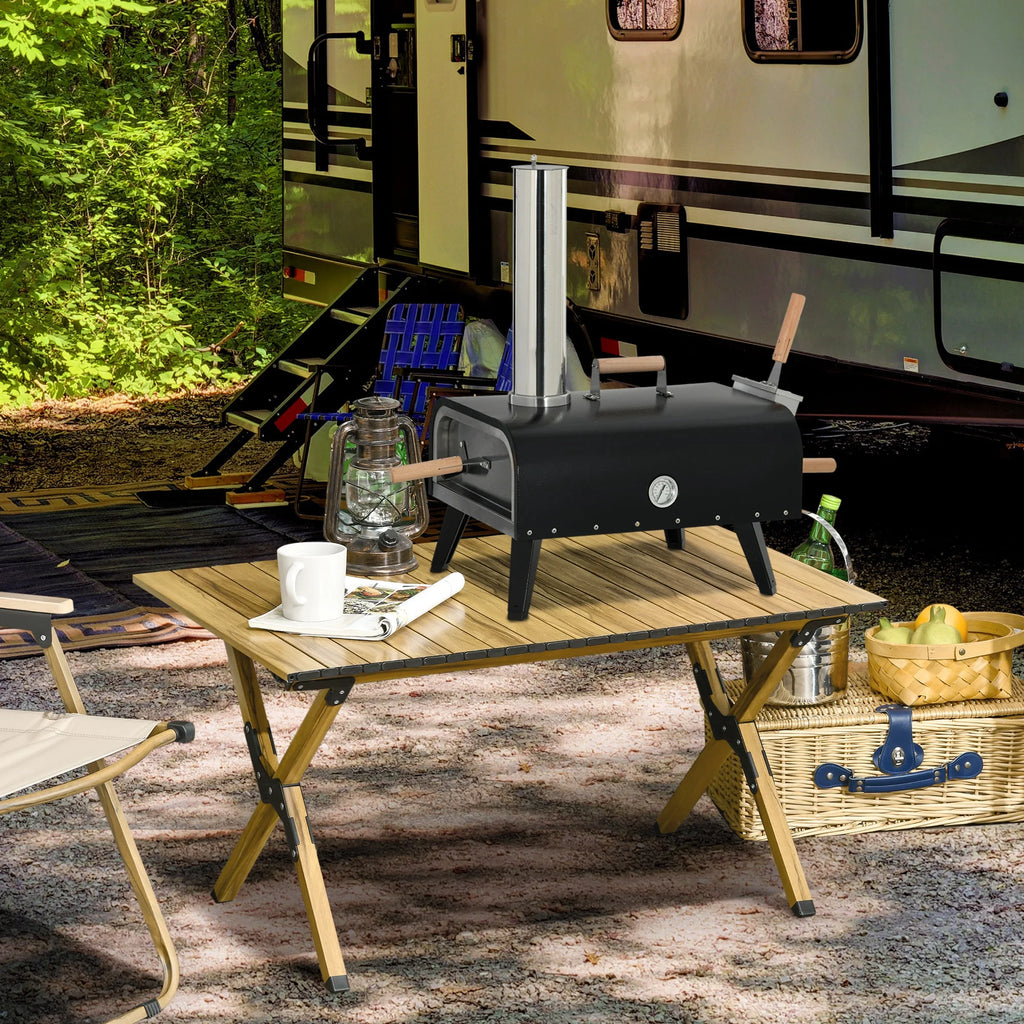 Outdoor Wood Fired Pizza Oven with Stone W680