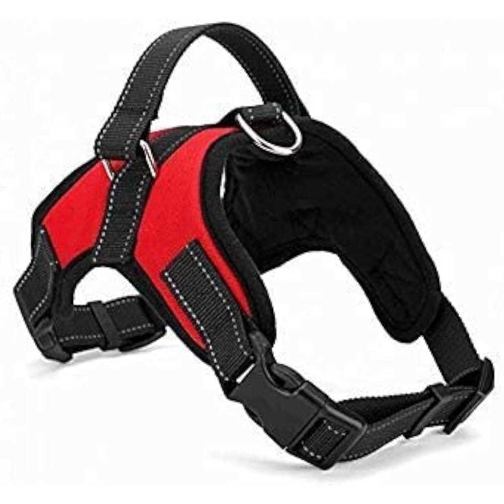 Adjustable Reflective Dog Harness with Handle O717978