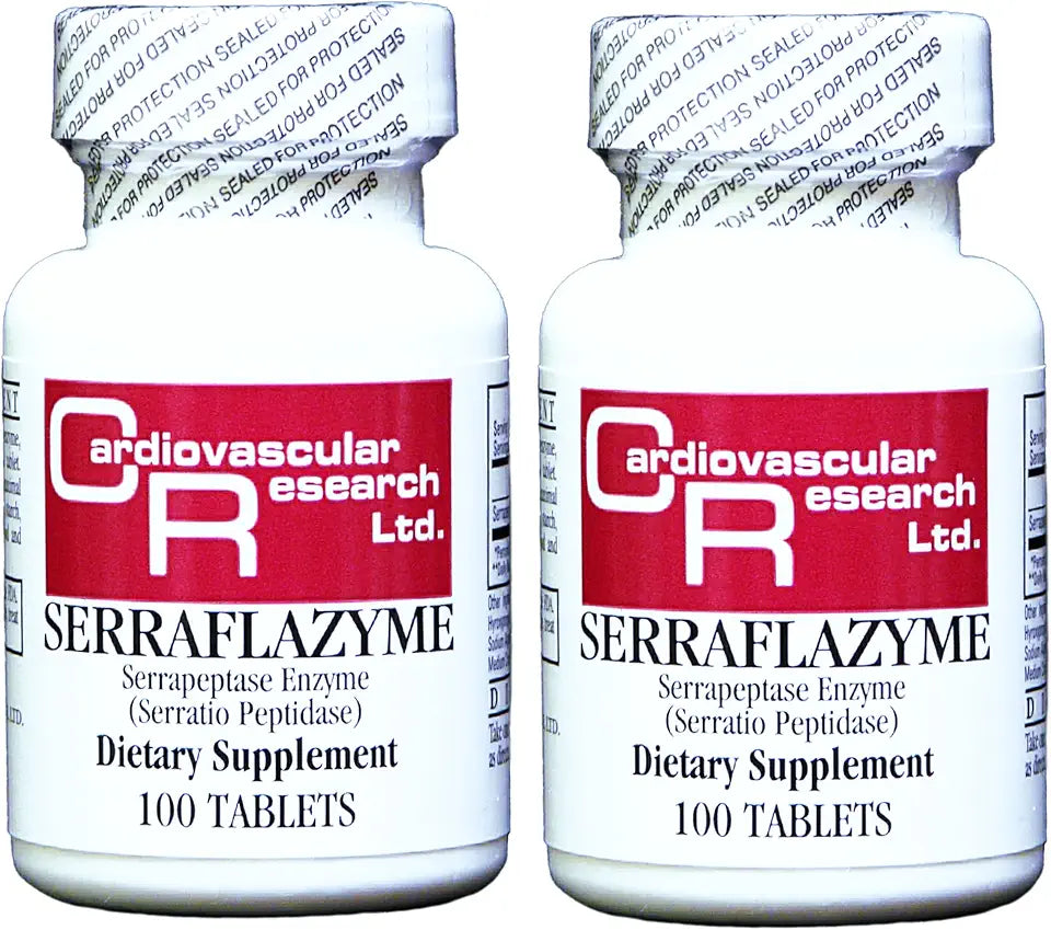 Serrapeptase Enzymes 5 mg Tablets 100 x 2 Packs F276