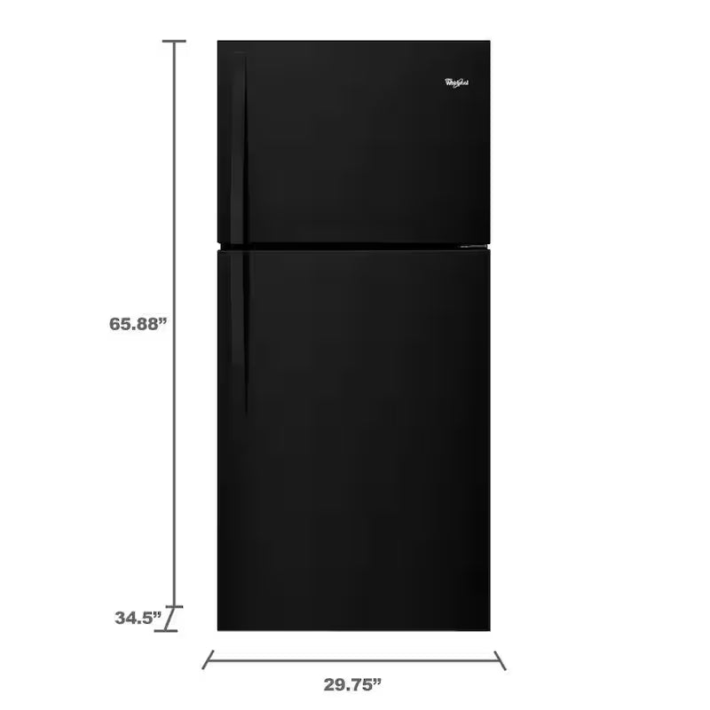 Black 19.2 cu. ft. Top Freezer Refrigerator C875