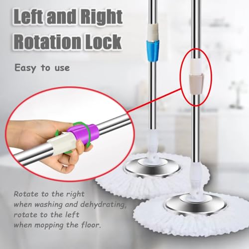 60-inch Rotating Telescopic Spin Mop Replacement Handle A78577